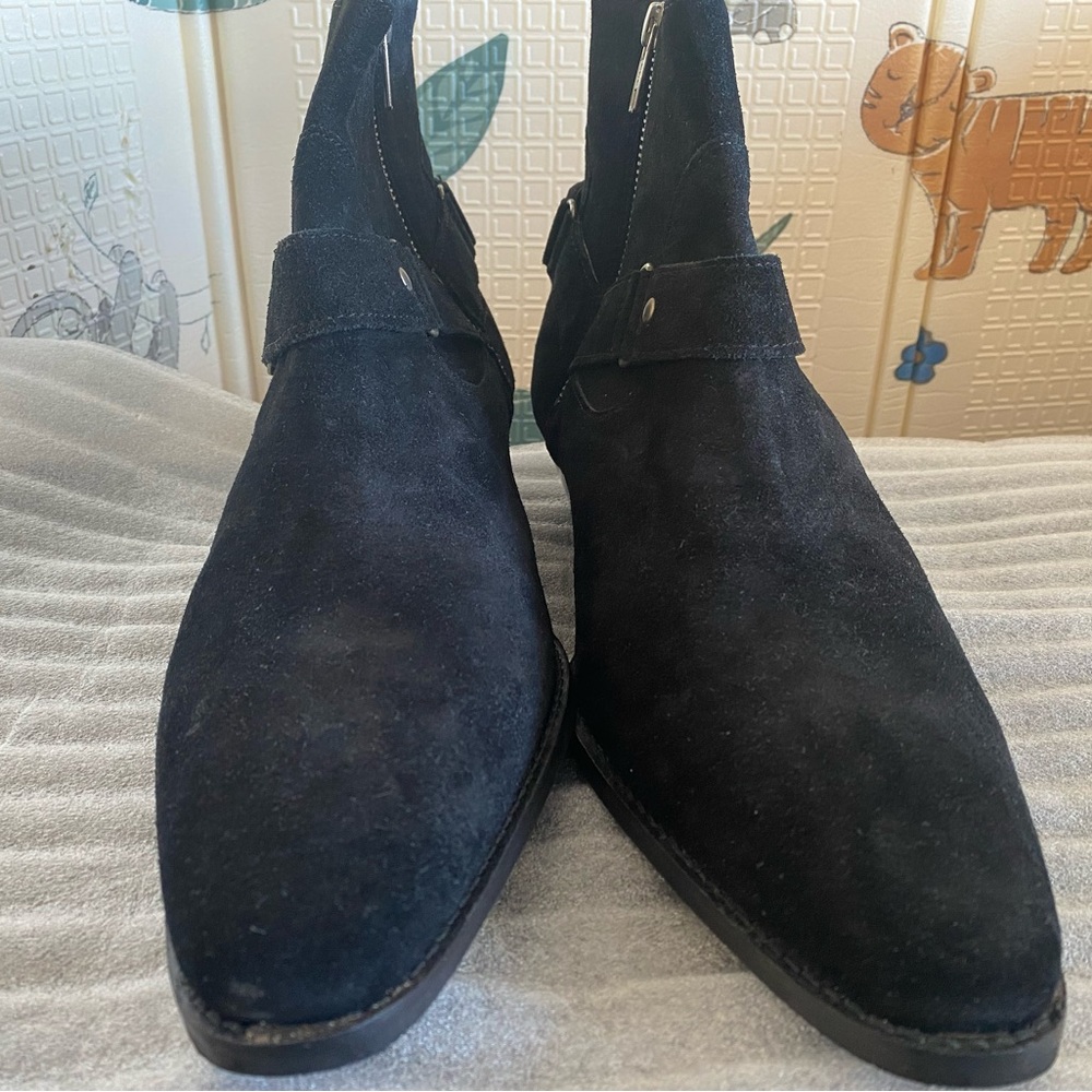 Topman Black Suede Boots